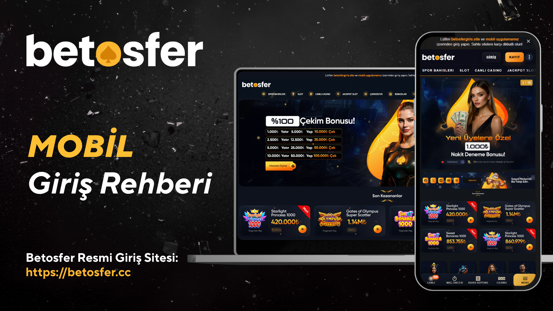 Betosfer mobil giriş rehberi